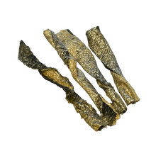 Lachs Hautsticks gedreht